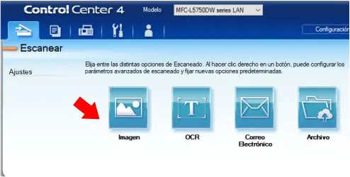 brother control center inicial