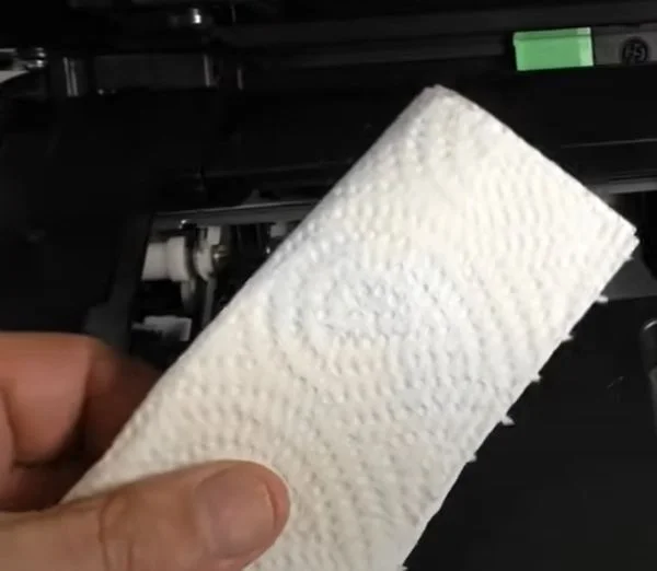 plegar papel adsorbente