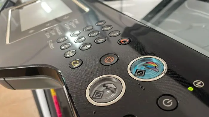 fotocopiadora panel control