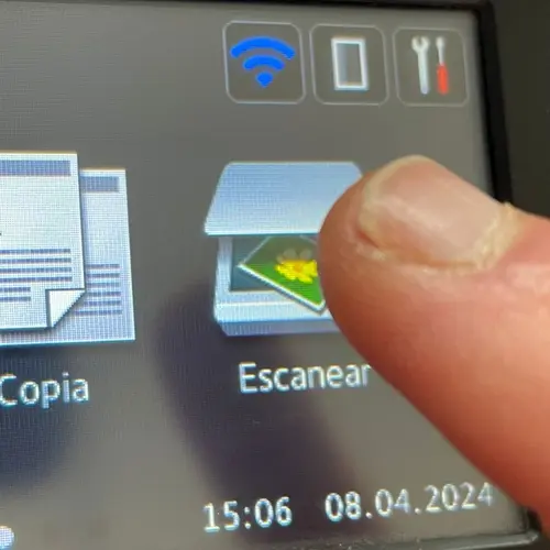 escanear panel control